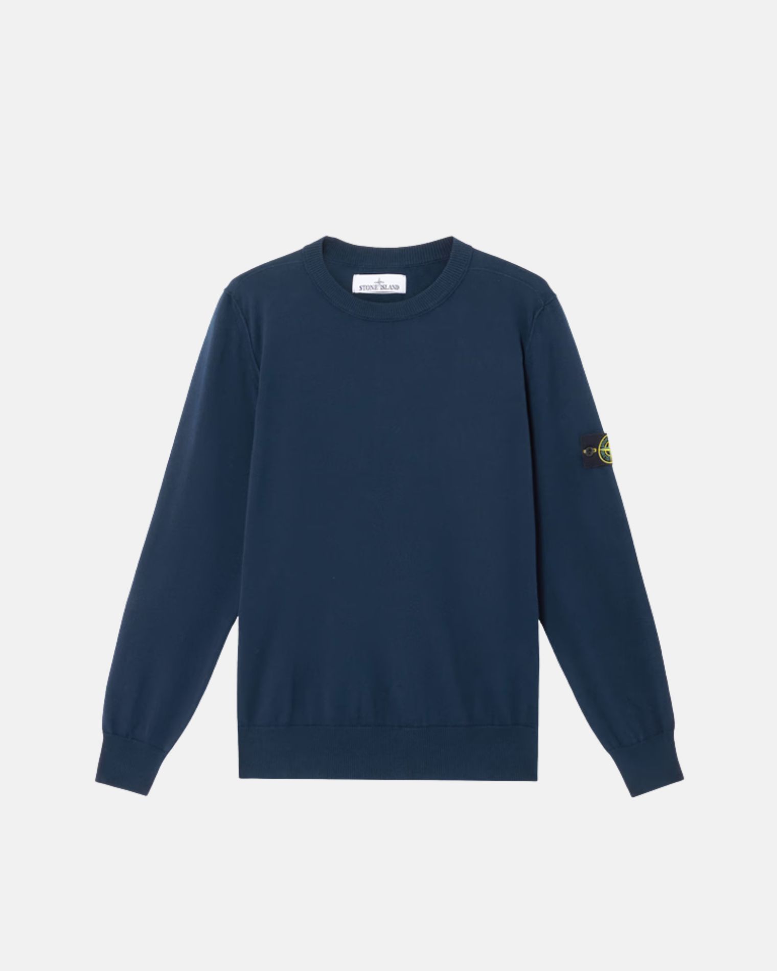 5100053S00B2 SUETER CUELLO REDONDO STONE ISLAND SZM         AZUL OSCURO