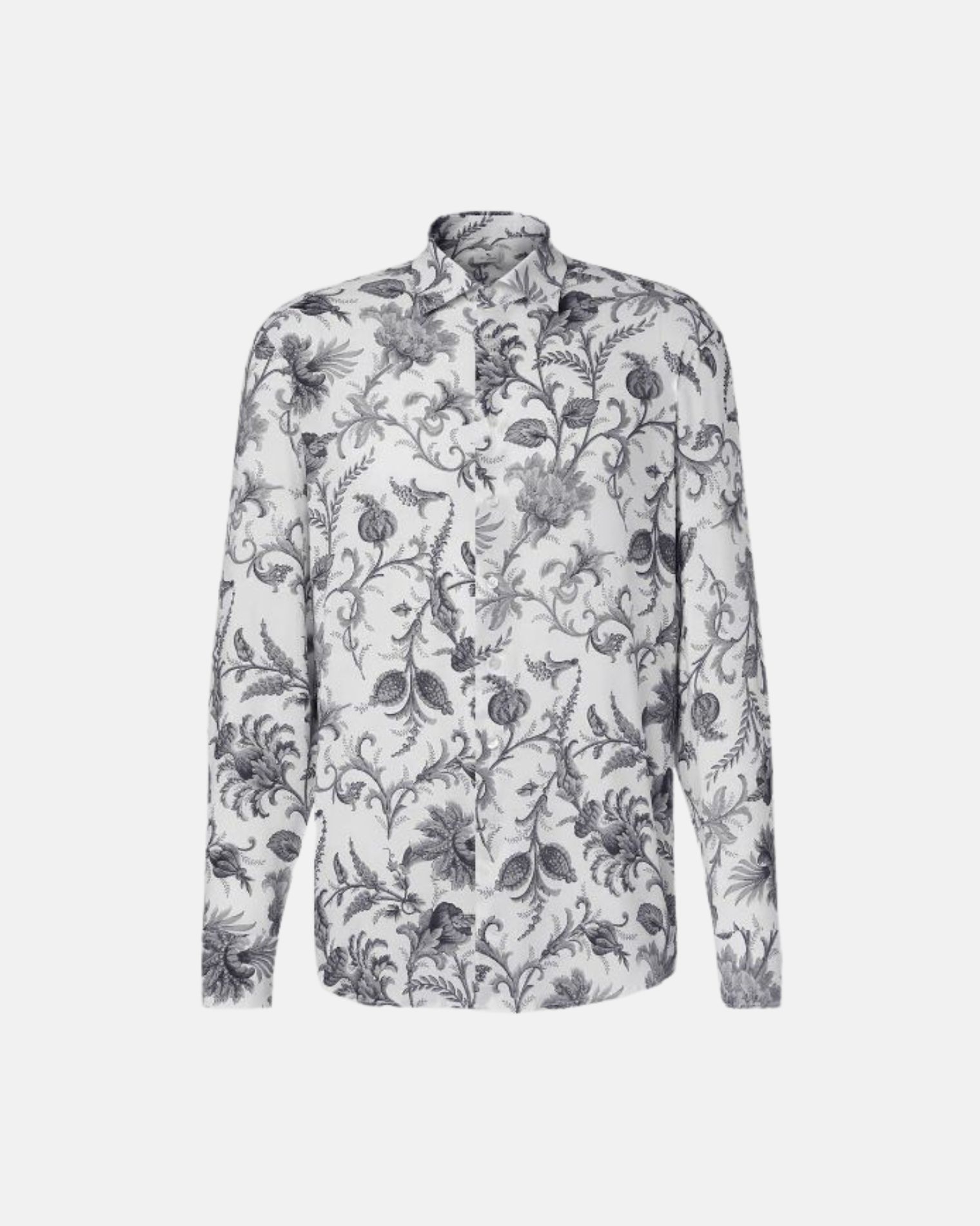 MRIB000199SADI1 CAMISA ESTAMPADO GRANDE ETRO SZM    BLANCO GRIS