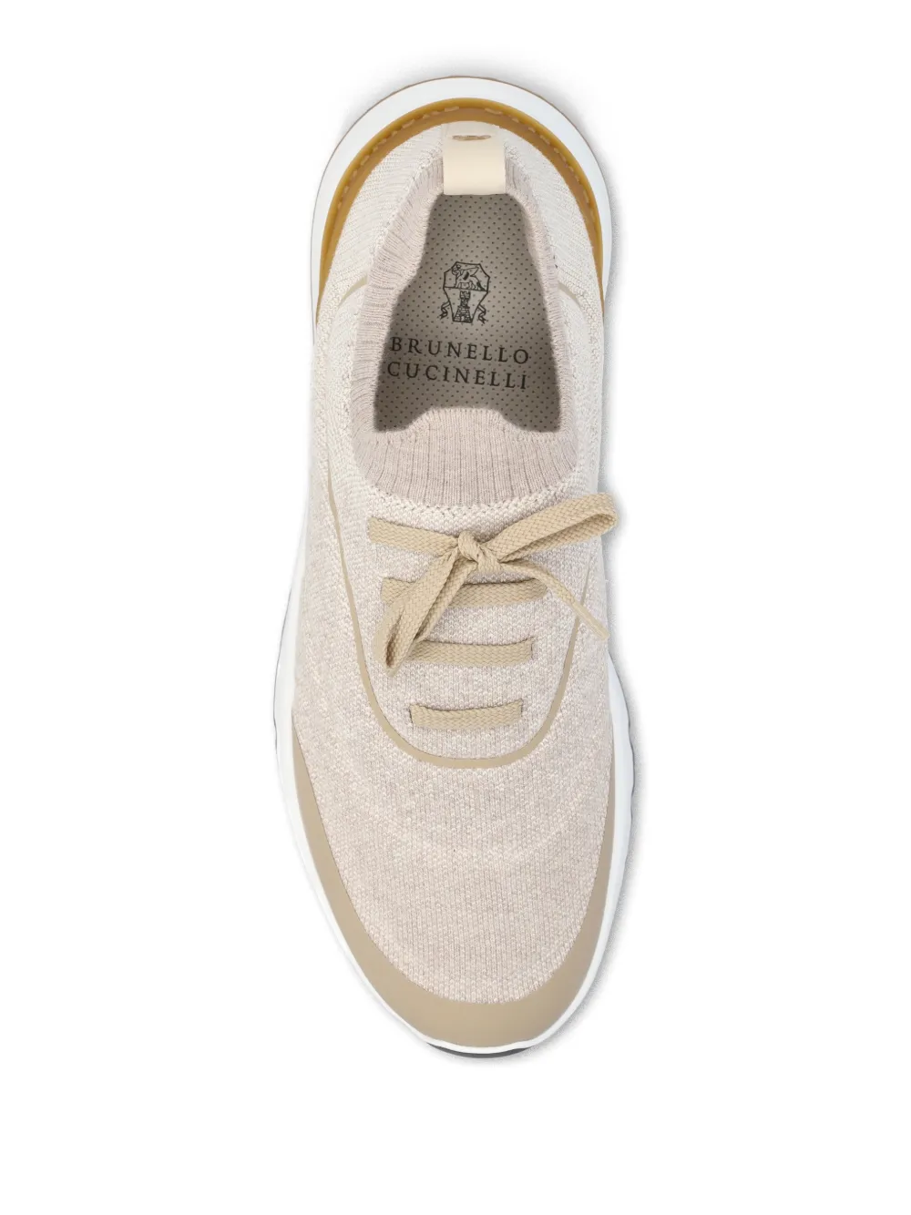 MZUEHRO34232  SNEAKER "RUNNING" PUNTO "BRUNELLO CUCINELLI" SZM - beige