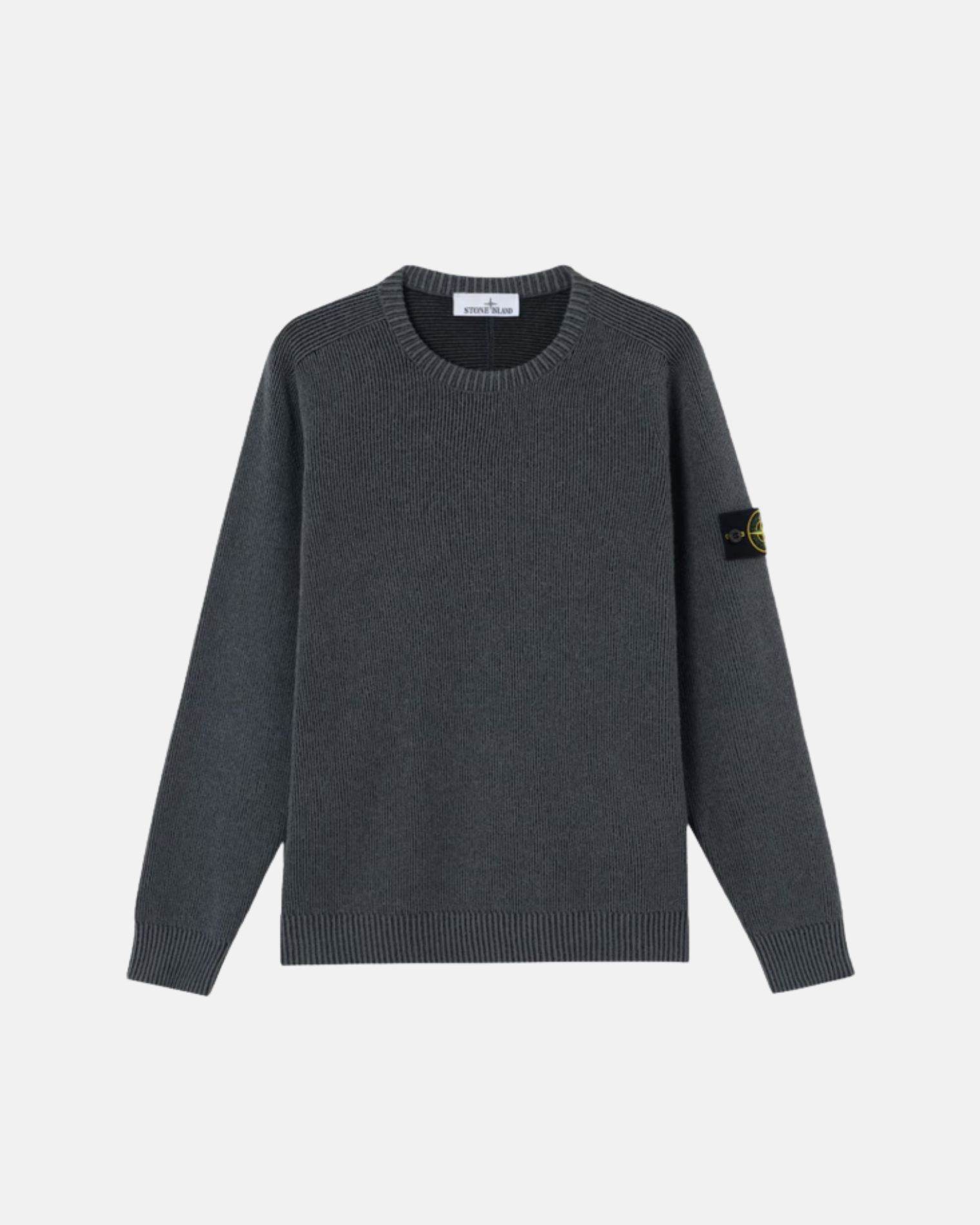 5100033S0N12 SUETER CUELLO REDONDO STONE ISLAND SZM          GRIS MELANGE