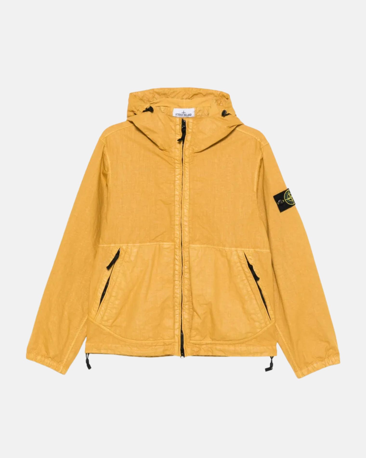 4100053S0069 CAZADORA CAPUCHA STONE ISLAND SZM    MOSTAZA
