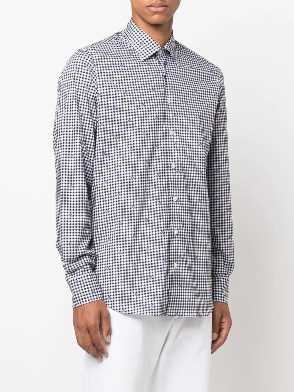 129083254 CAMISA FIL COUPE CUADRO VICHY ESTAMPADO  "ETRO" F3M