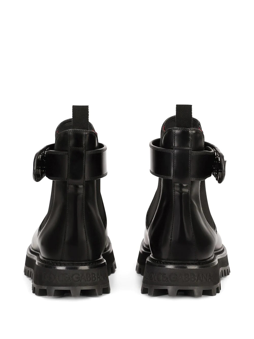 A60371A1203 BOTAS CHELSEA CON LOGO METÁLICO  DOLCE & GABBANA F3M NEGRO