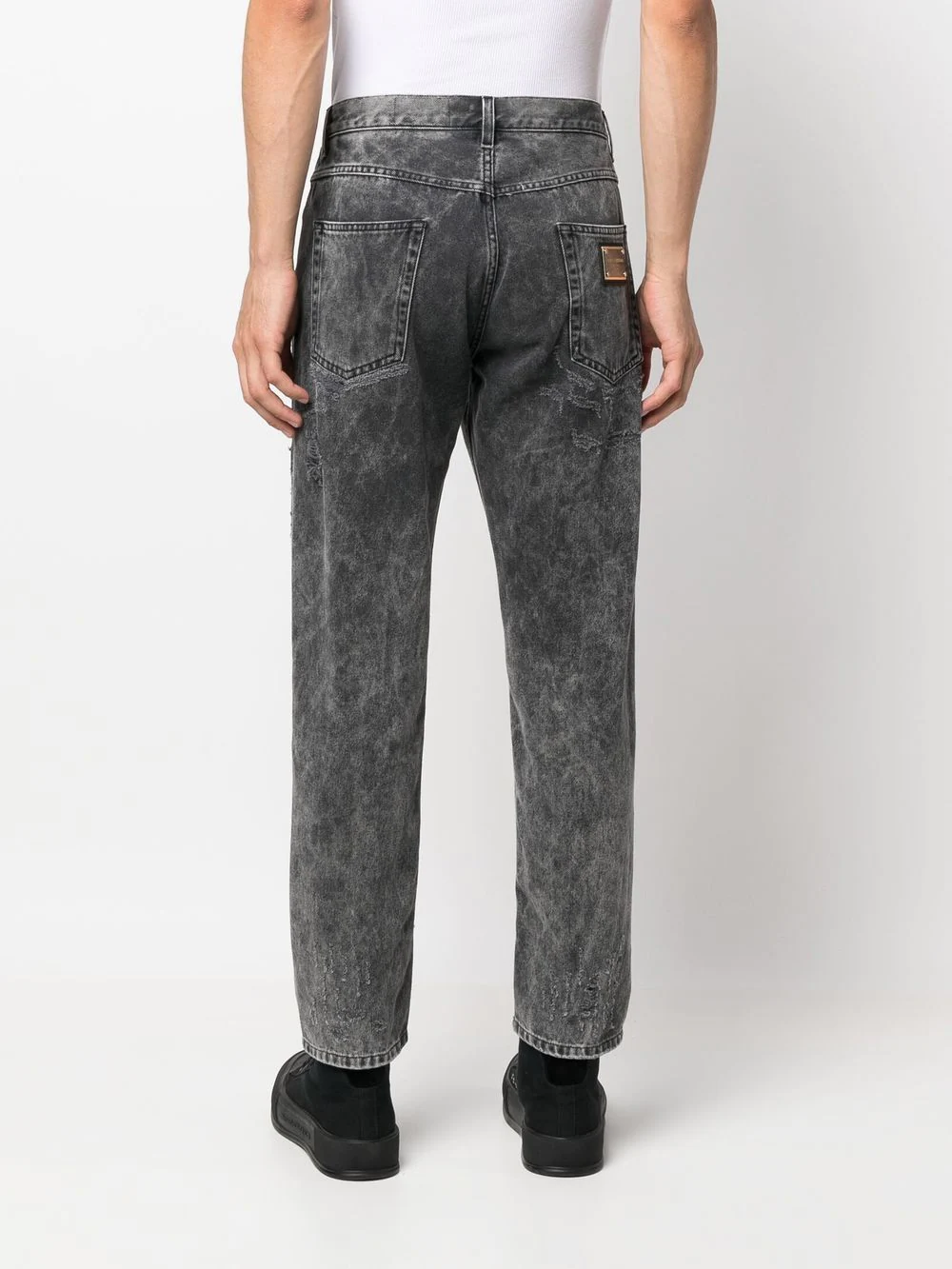 GYJDAD G8EW8 JEANS OVERSIDE SUPER ROTO  DOLCE &amp; GABBANA S2M GRIS