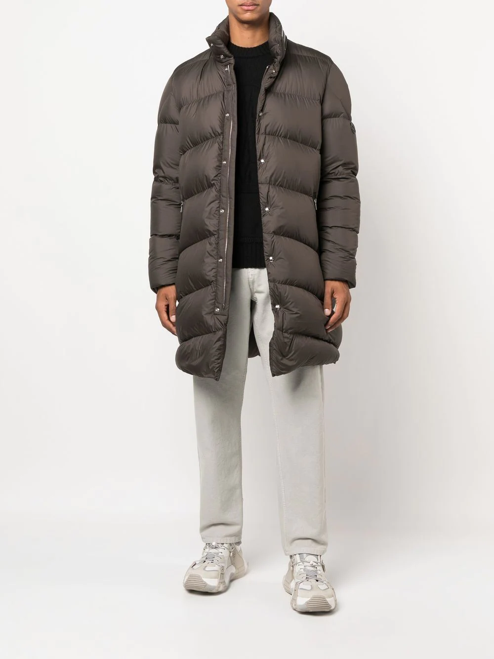 H20911C00023549SK "GUIREC" PLUMIFERO LARGO BROCHES "MONCLER" F3M
