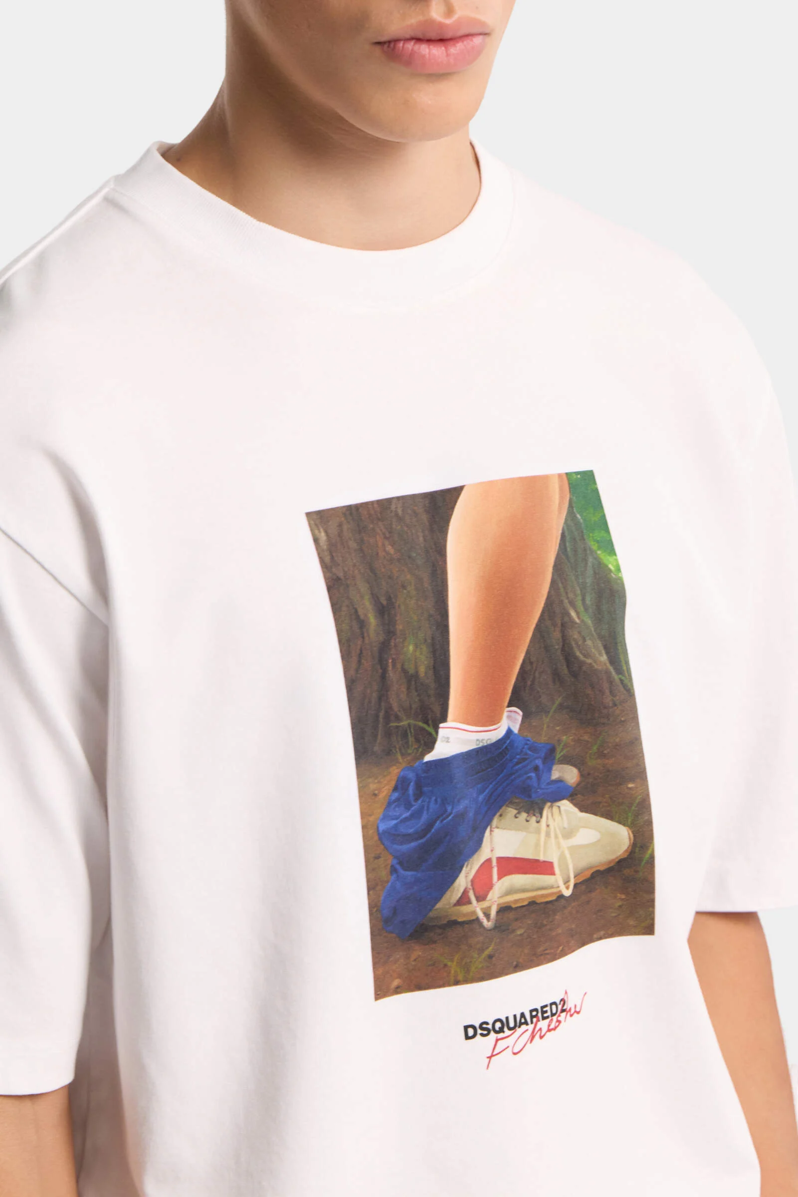S71GD1654D20033  CAMISETA FOTO SNEAKER LOOSE  