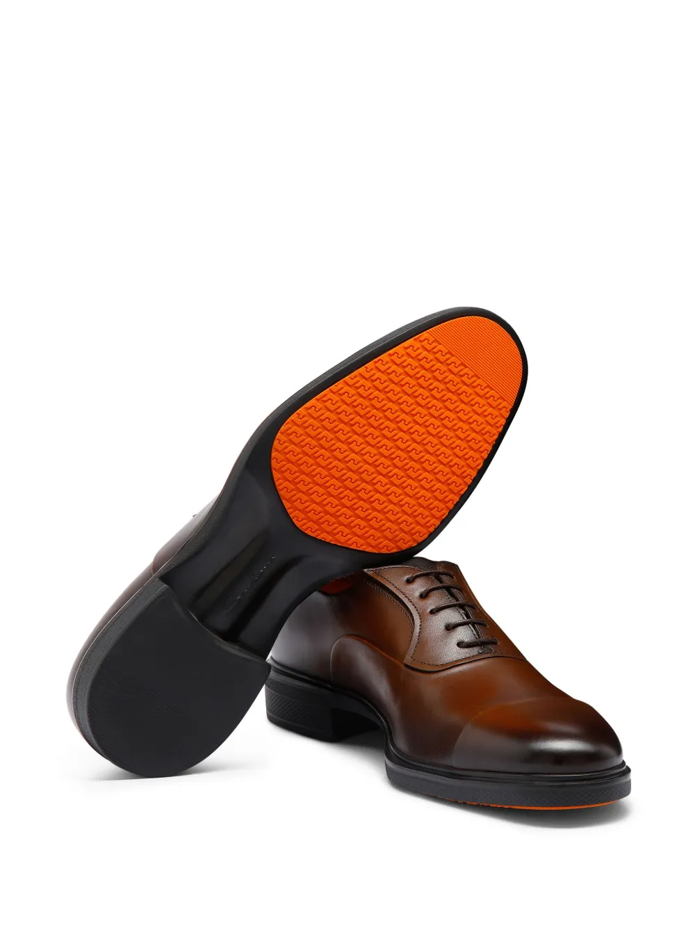 MGE018957NEAXNTGT60 ZAPATO OXFORD ULTRALIGERO SANTONI SZM     MARRON