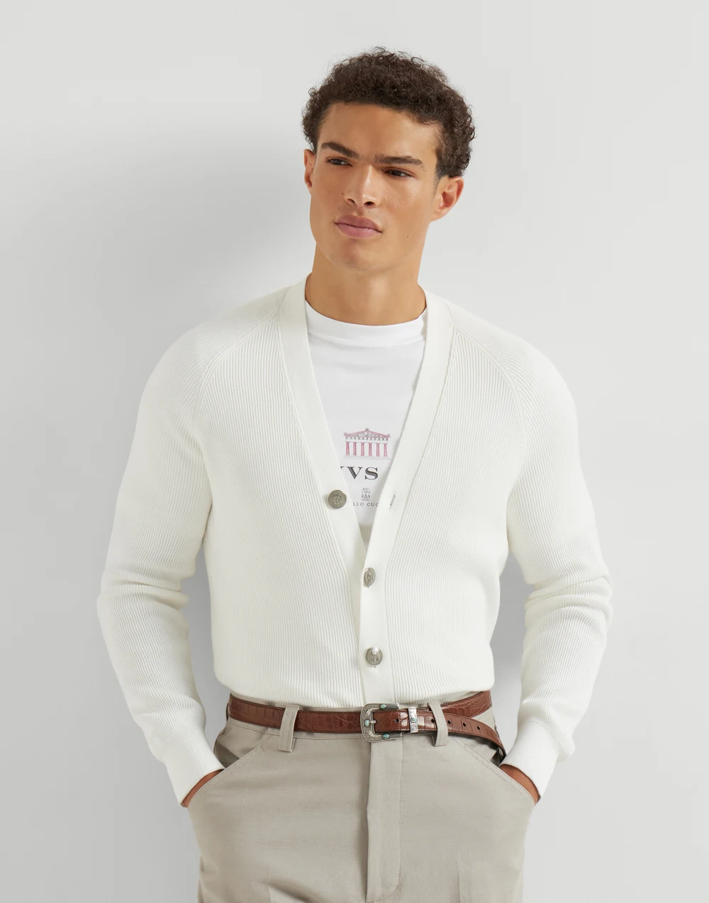 M29400116  CARDIGAN CRUDO