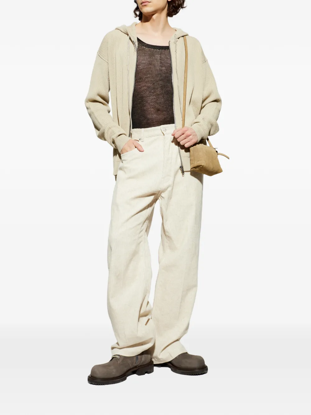 RU01F2614KWVH CARDIGAN CAPUCHA 