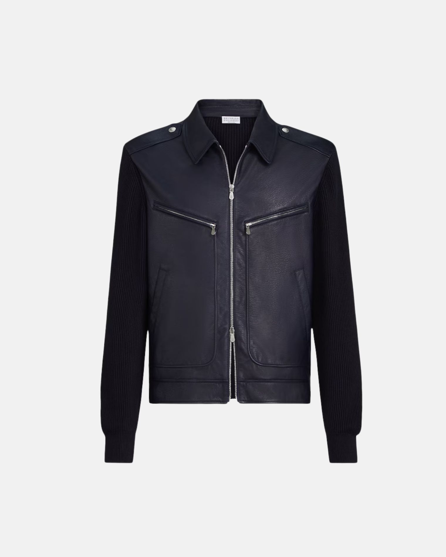 MPMAH2077 CAZADORA PUNTO PIEL 