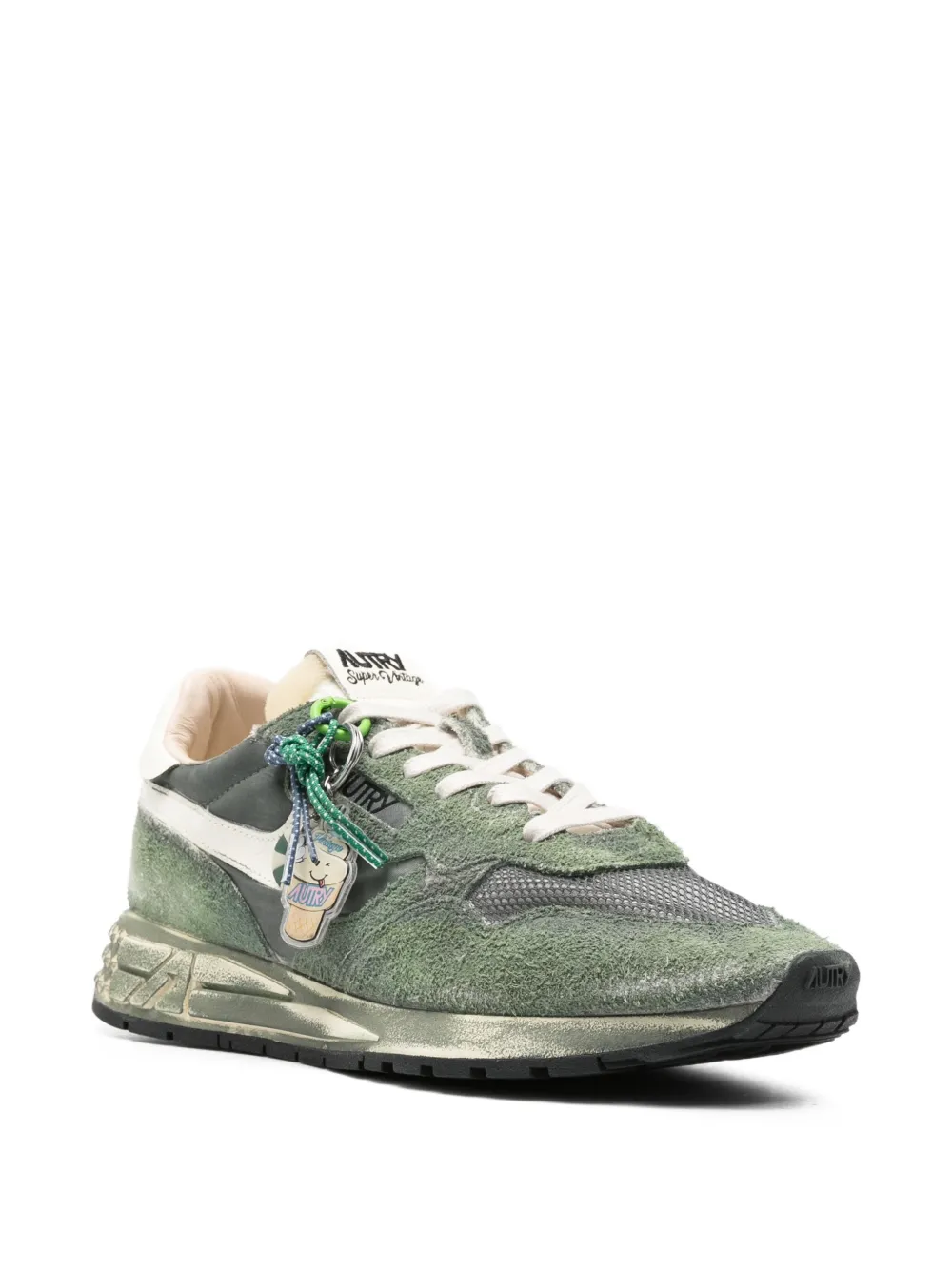 WVLMYS08 SNEAKERS RUNNIG VERDE GRIS