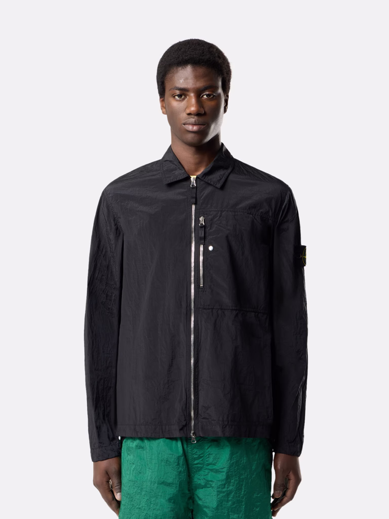 1200038S0019 SOBRECAMISA STONE ISLAND SZM      NEGRO