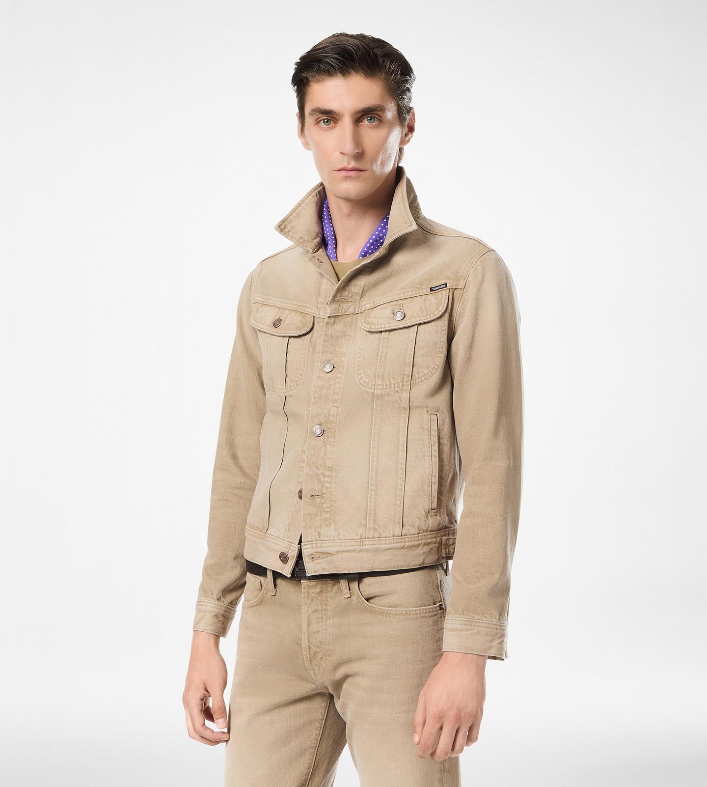 DJI001DMC103 CAZADORA DENIM  beigs