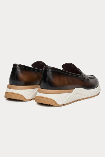 MBIY22192G0MTEIUT50 MOCASÍN SNEAKER ULTRALIGERA "SANTONI" SZM 