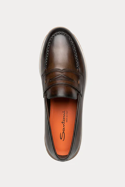 MBIY22192G0MTEIUT50 MOCASÍN SNEAKER ULTRALIGERA "SANTONI" SZM 