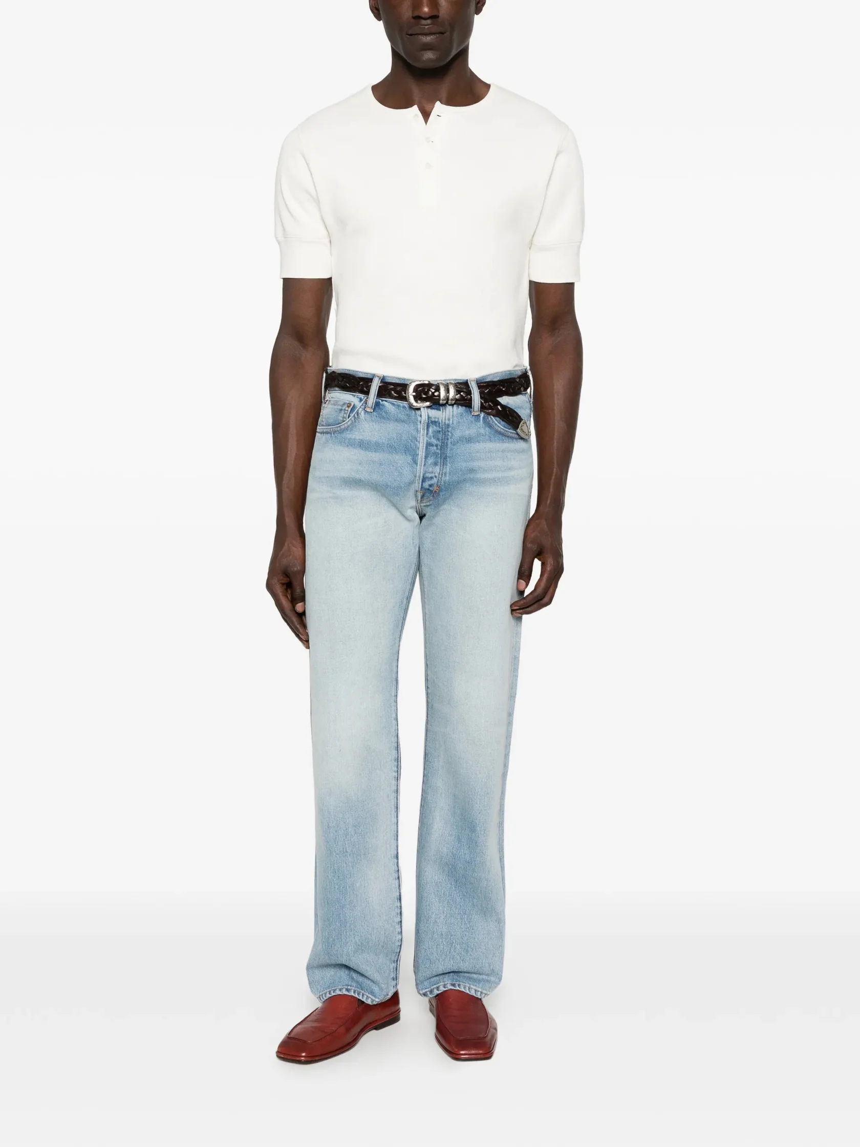 DPH003-DMC099 JEANS STRAIGHT  "TOM FORD" SZM   
