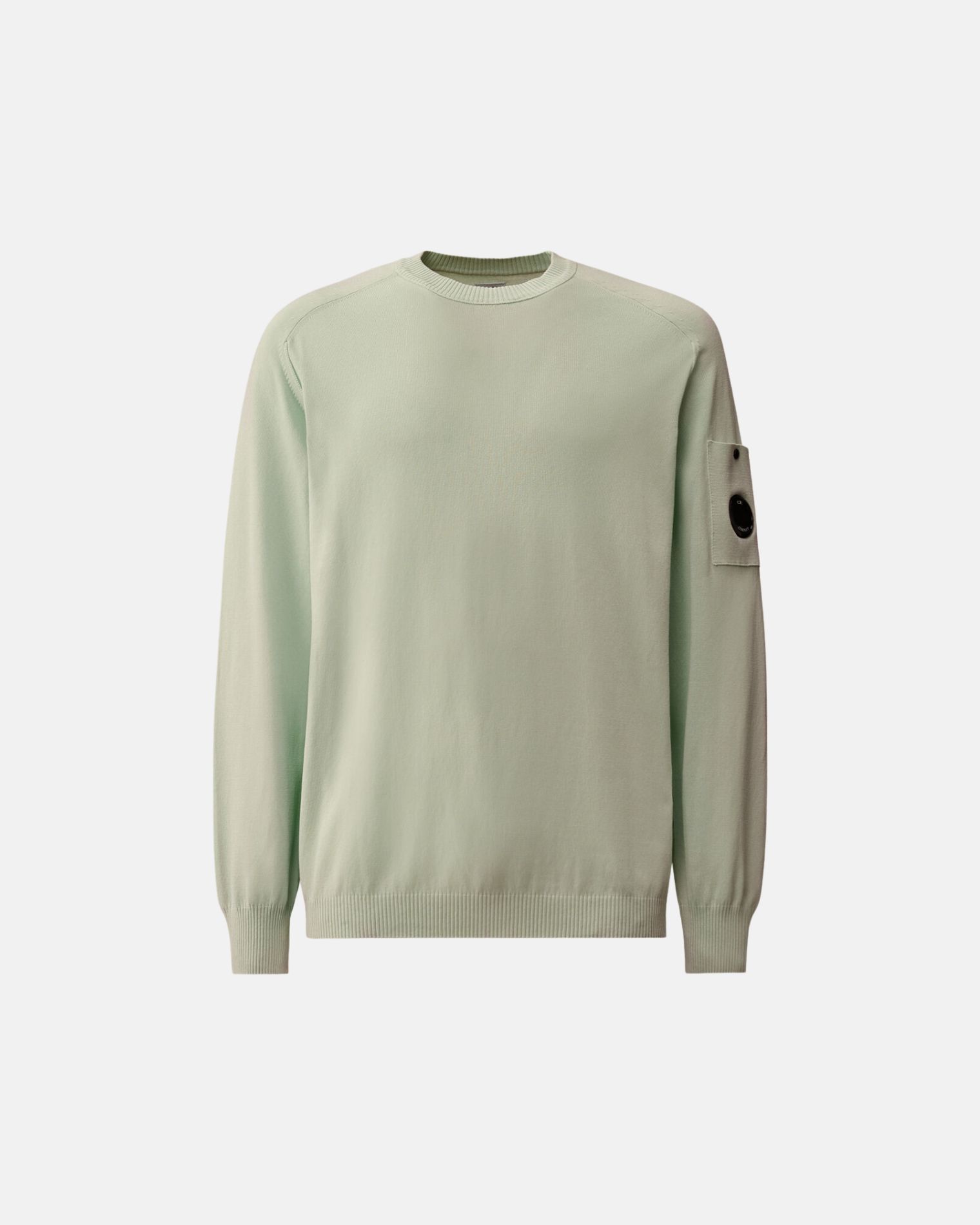 20CMKN105A0063230 SUDADERA CUELLO REDONDO "C.P. COMPANY " SZM  - verde agua