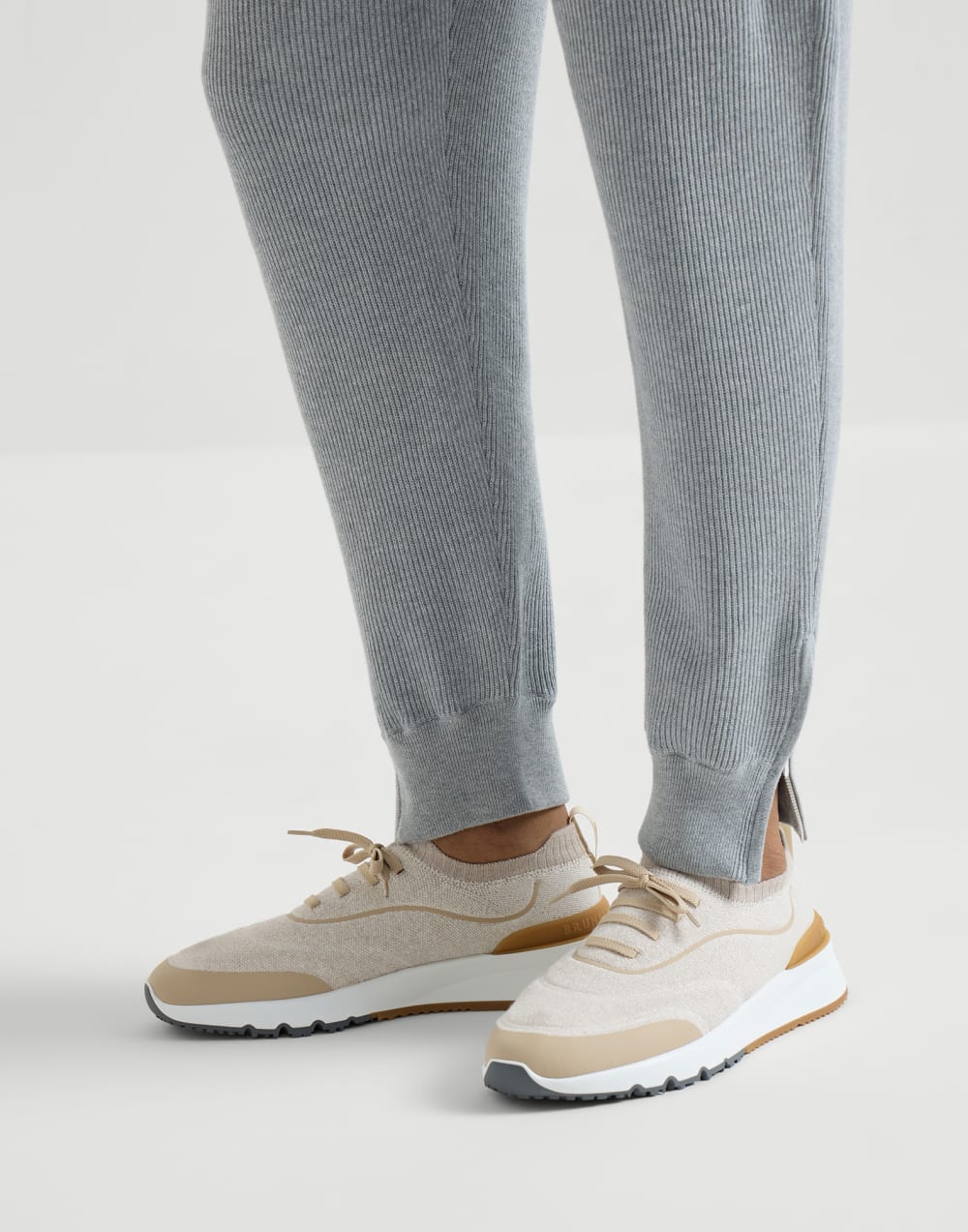 MZUEHRO342 SNEAKER PUNTO "BRUNELLO CUCINELLI" SZM   - beige