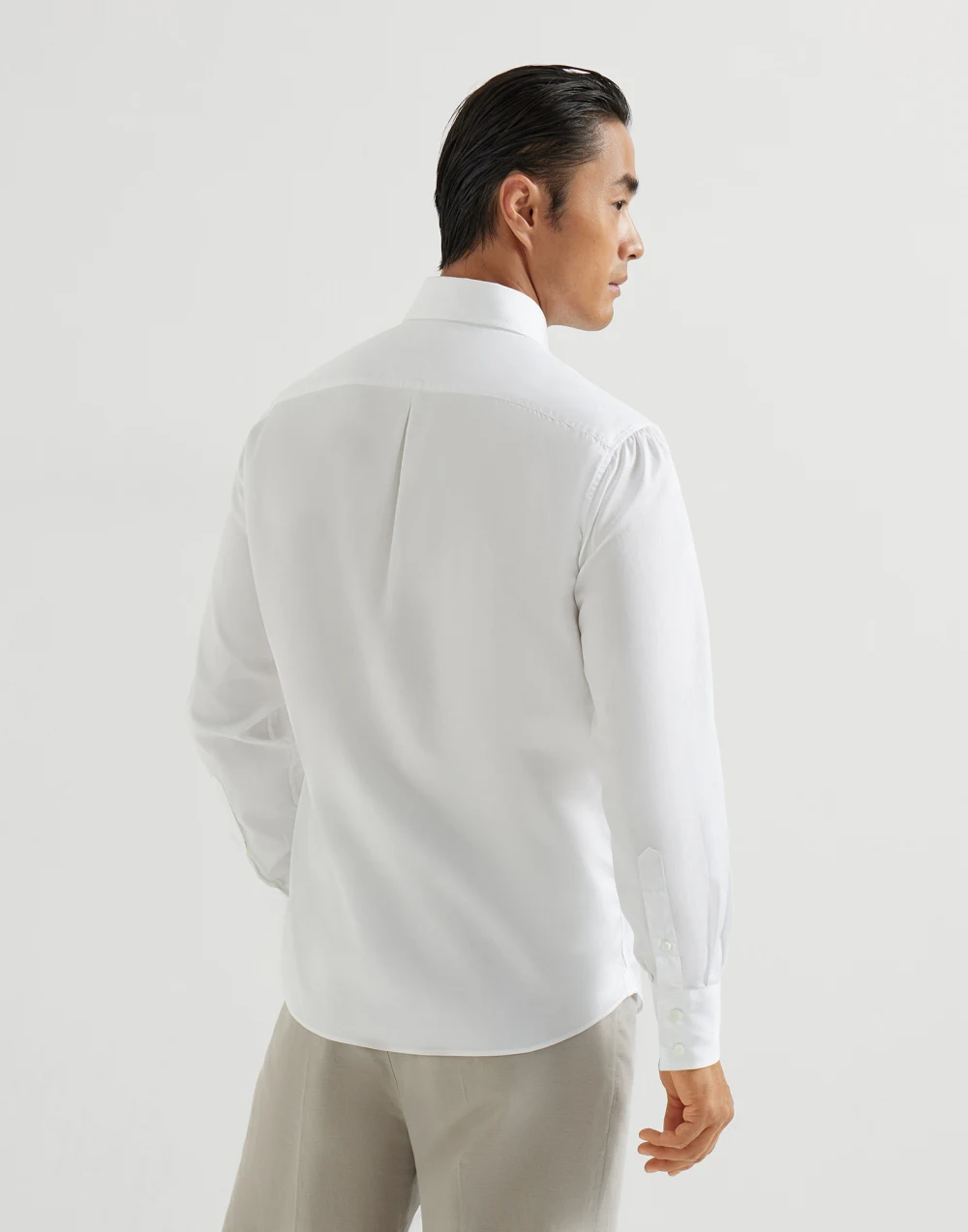 MBUC40038  CAMISA BD "BRUNELLO CUCINELLI" SZM    - blanco