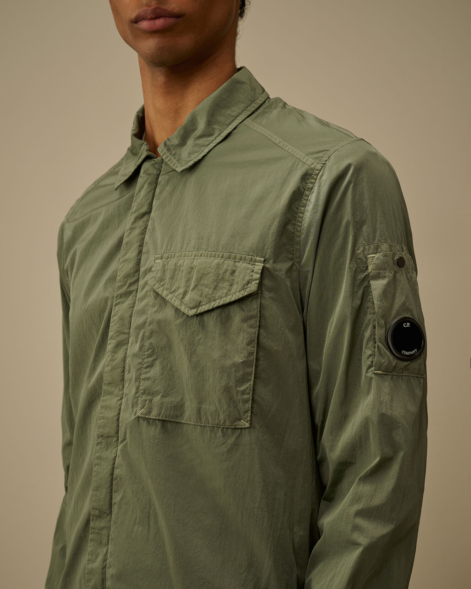 20CMOS710A005904G SOBRECAMISA "C.P. COMPANY" SZM     - verde agua