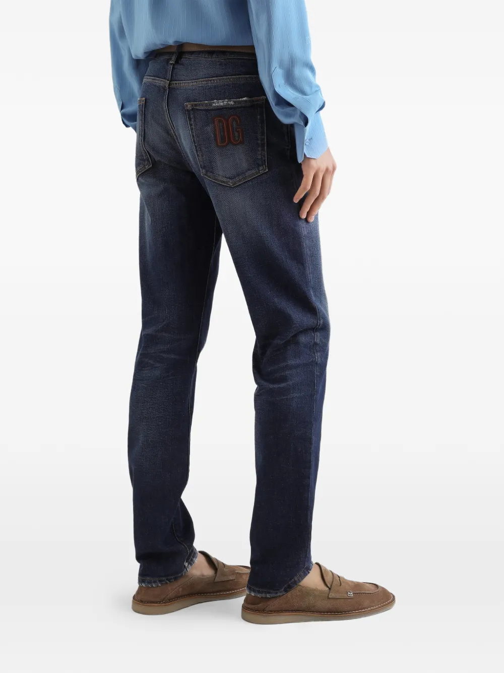 GY07CZG8KF4  JEANS SLIM "DOLCE & GABBANA"  SZM  - azul indigo
