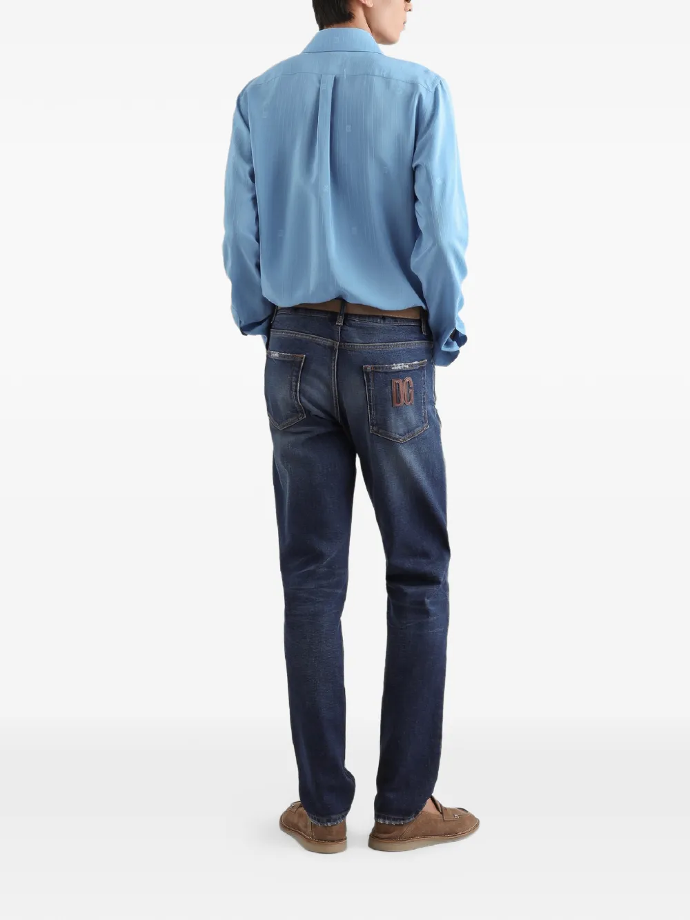 GY07CZG8KF4  JEANS SLIM "DOLCE & GABBANA"  SZM  - azul indigo