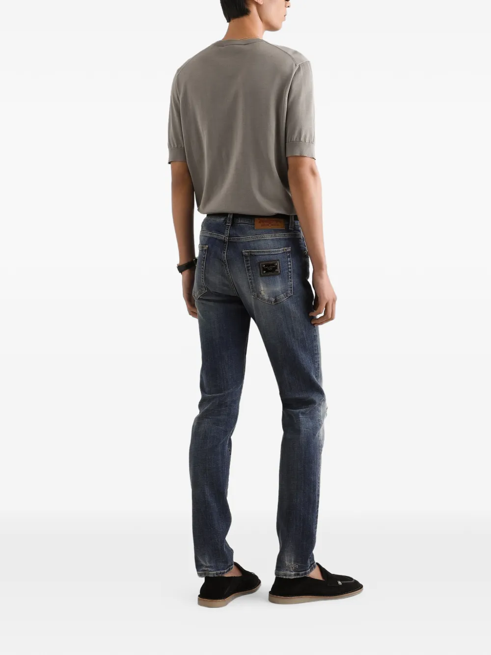 GY07CDG8OJ9 JEANS SLIM "DOLCE & GABBANA"  SZM  - azul indigo