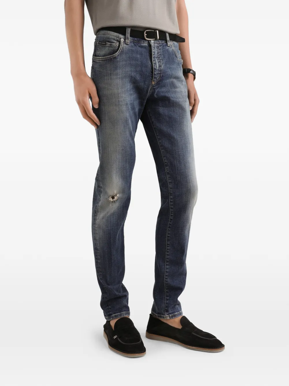 GY07CDG8OJ9 JEANS SLIM "DOLCE & GABBANA"  SZM  - azul indigo