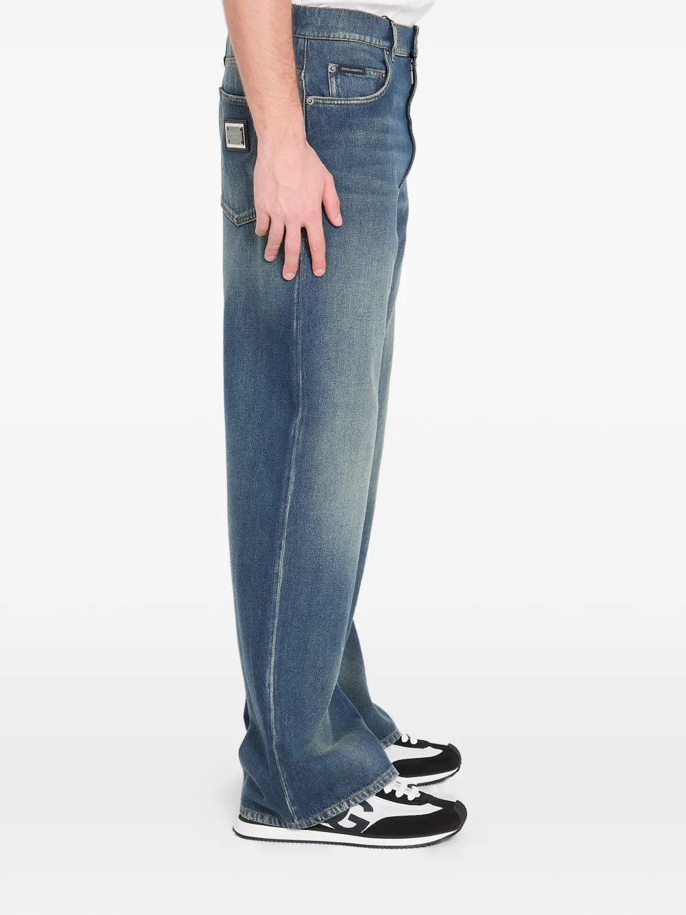 GP18LDG8OV1 JEANS OVER "DOLCE & GABBANA"  SZM - azul indigo
