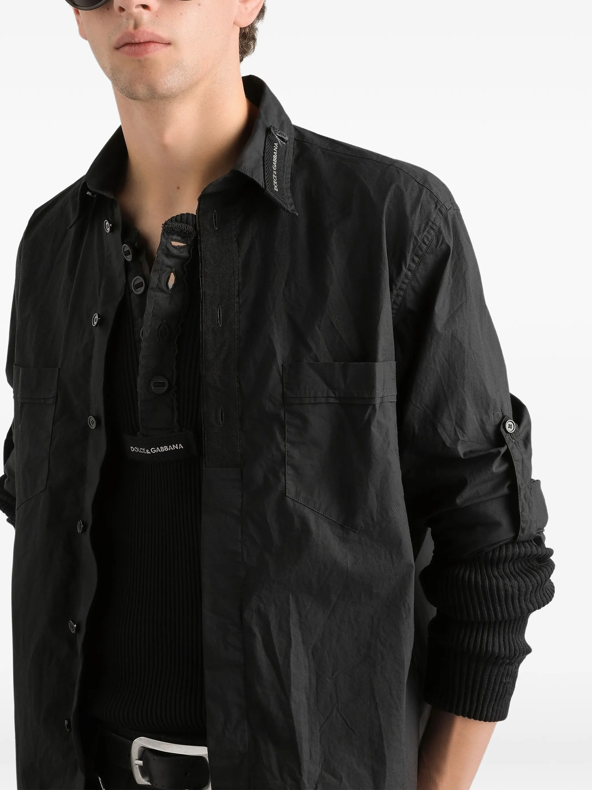 G5OE1TFUFIP CAMISA "DOLCE & GABBANA" SZM    - negro