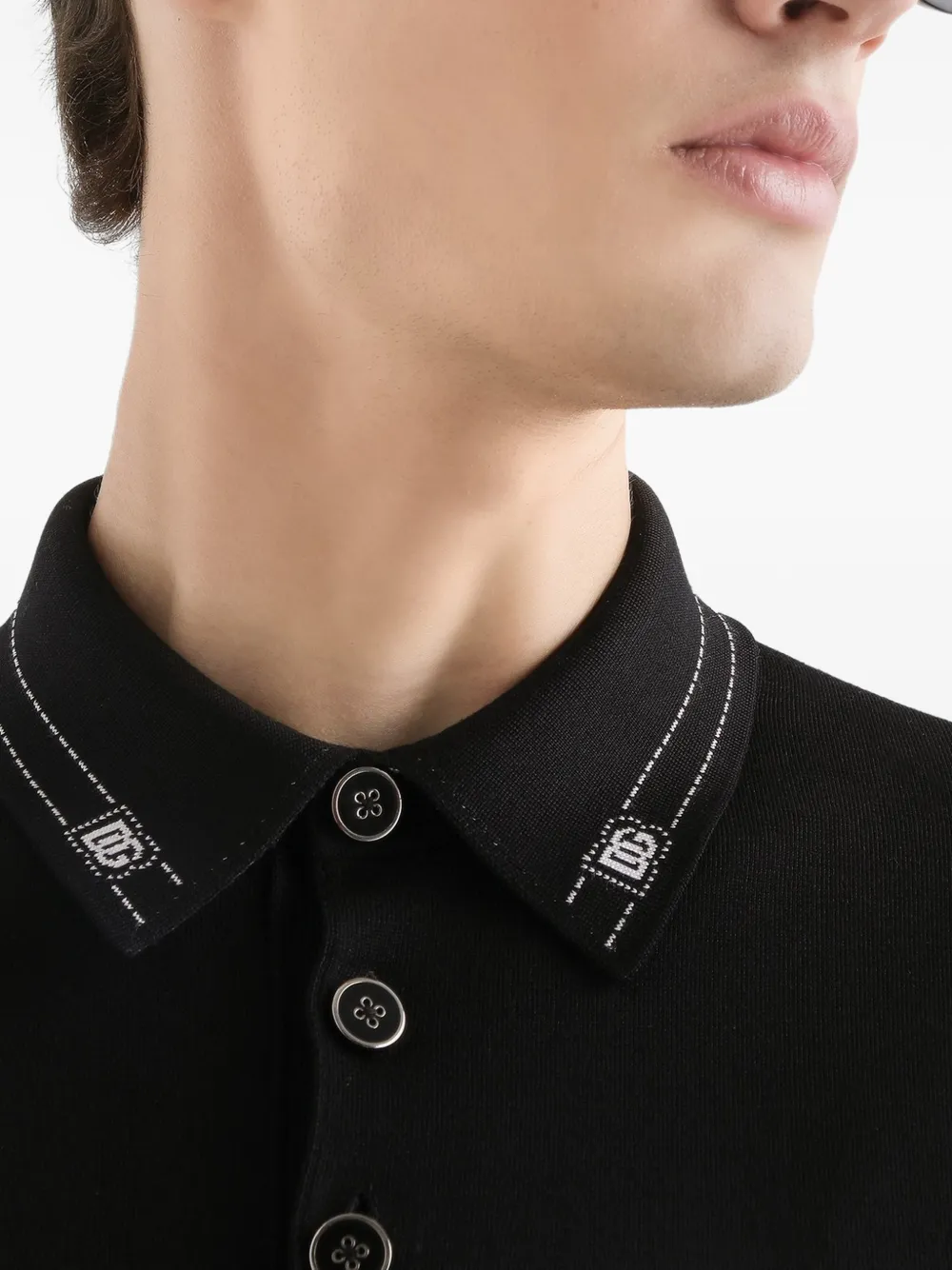 GXZ02TJBSOI POLO "DOLCE & GABBANA" SZM   - negro