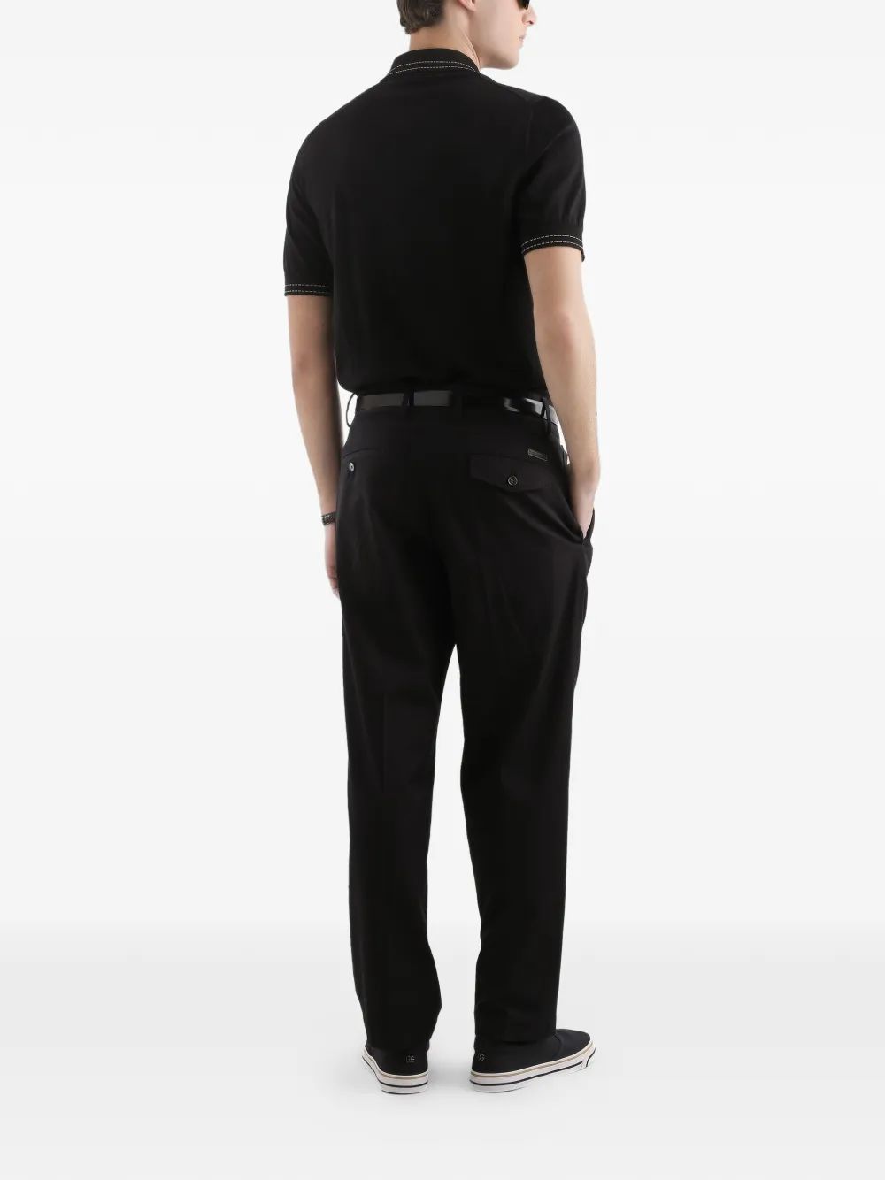 GXZ02TJBSOI POLO "DOLCE & GABBANA" SZM   - negro