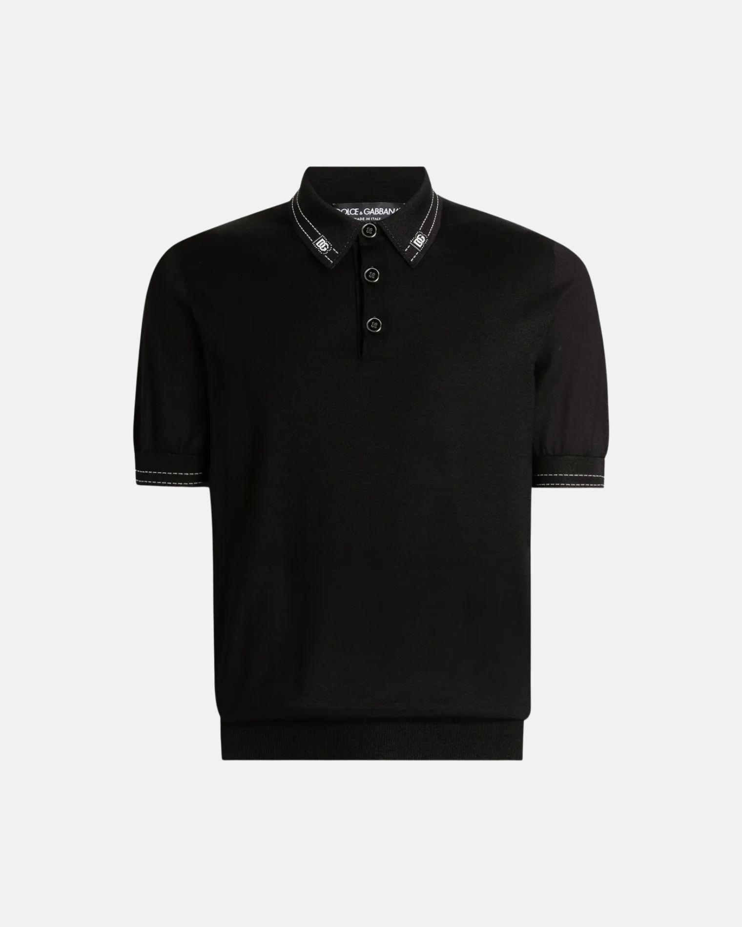 GXZ02TJBSOI POLO "DOLCE & GABBANA" SZM   - negro
