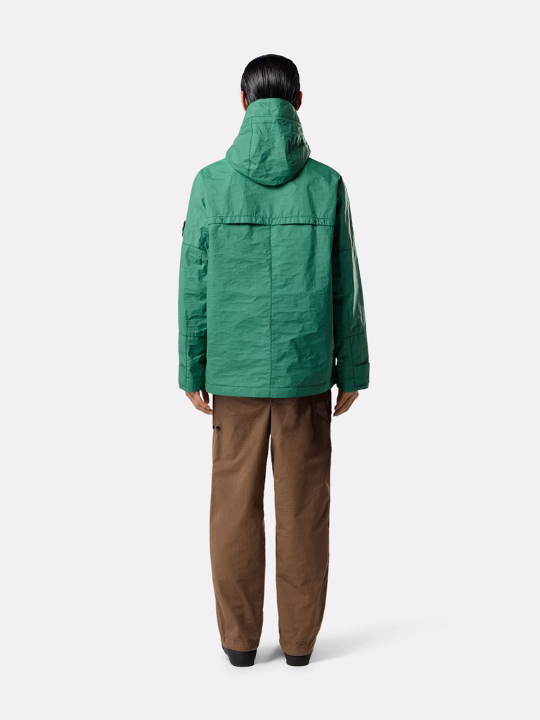 4100061S0356 PARKA CORTA CAPUCHA "STONE ISLAND" SZM - verde