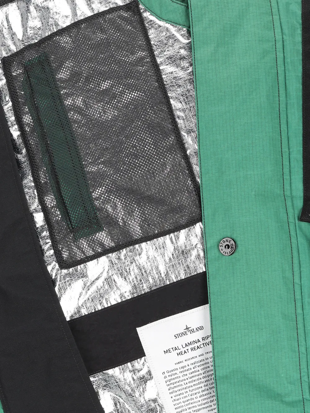 4100061S0356 PARKA CORTA CAPUCHA "STONE ISLAND" SZM - verde