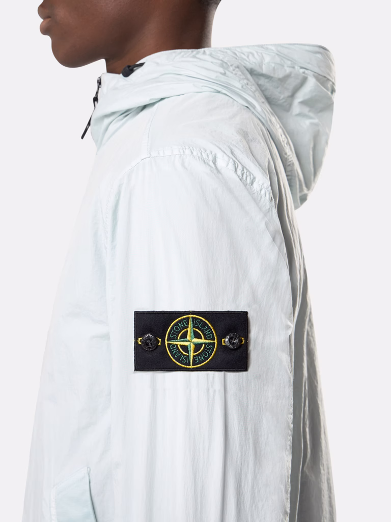 4100001S0A23 CAZADORA CAPUCHA "STONE ISLAND" SZM     - azul celeste