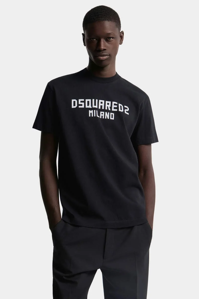 S74GD1520D20106  CAMISETA MILANO "DSQUARED2" SZM - negro