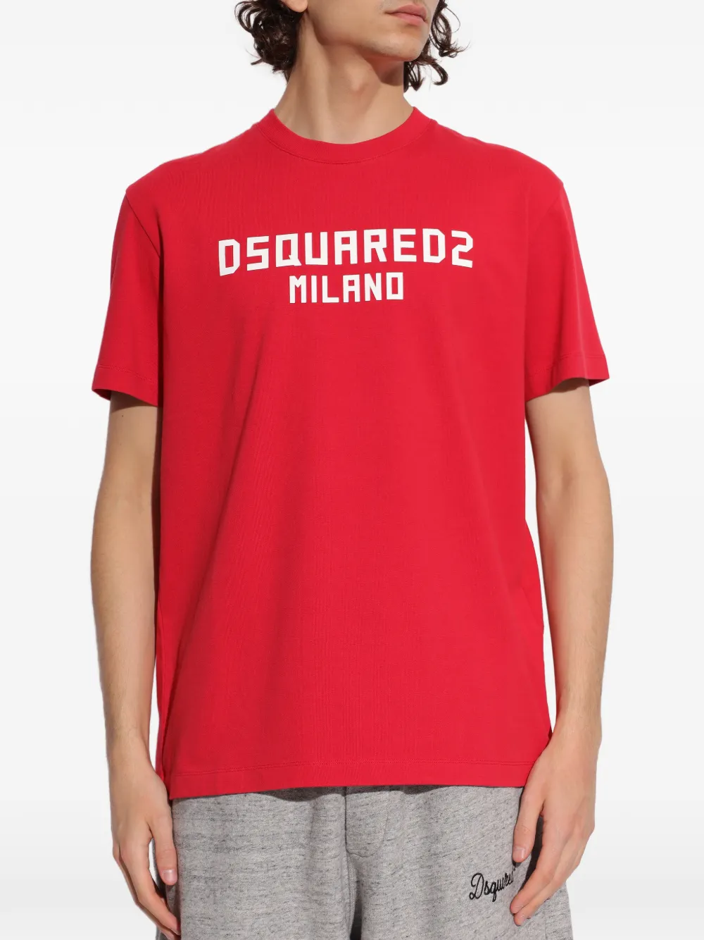 S74GD1520D20106  CAMISETA MILANO "DSQUARED2" SZM - rojo