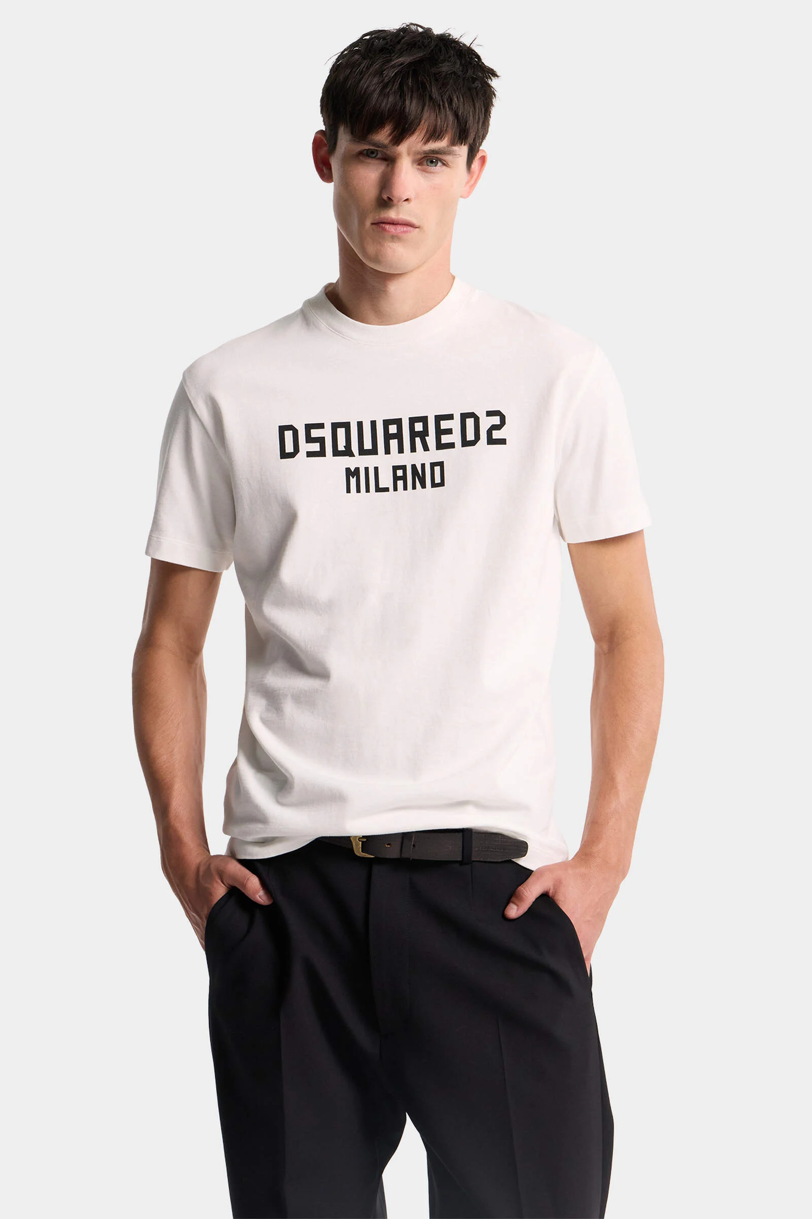 S74GD1520D20106  CAMISETA MILANO "DSQUARED2" SZM - blanco