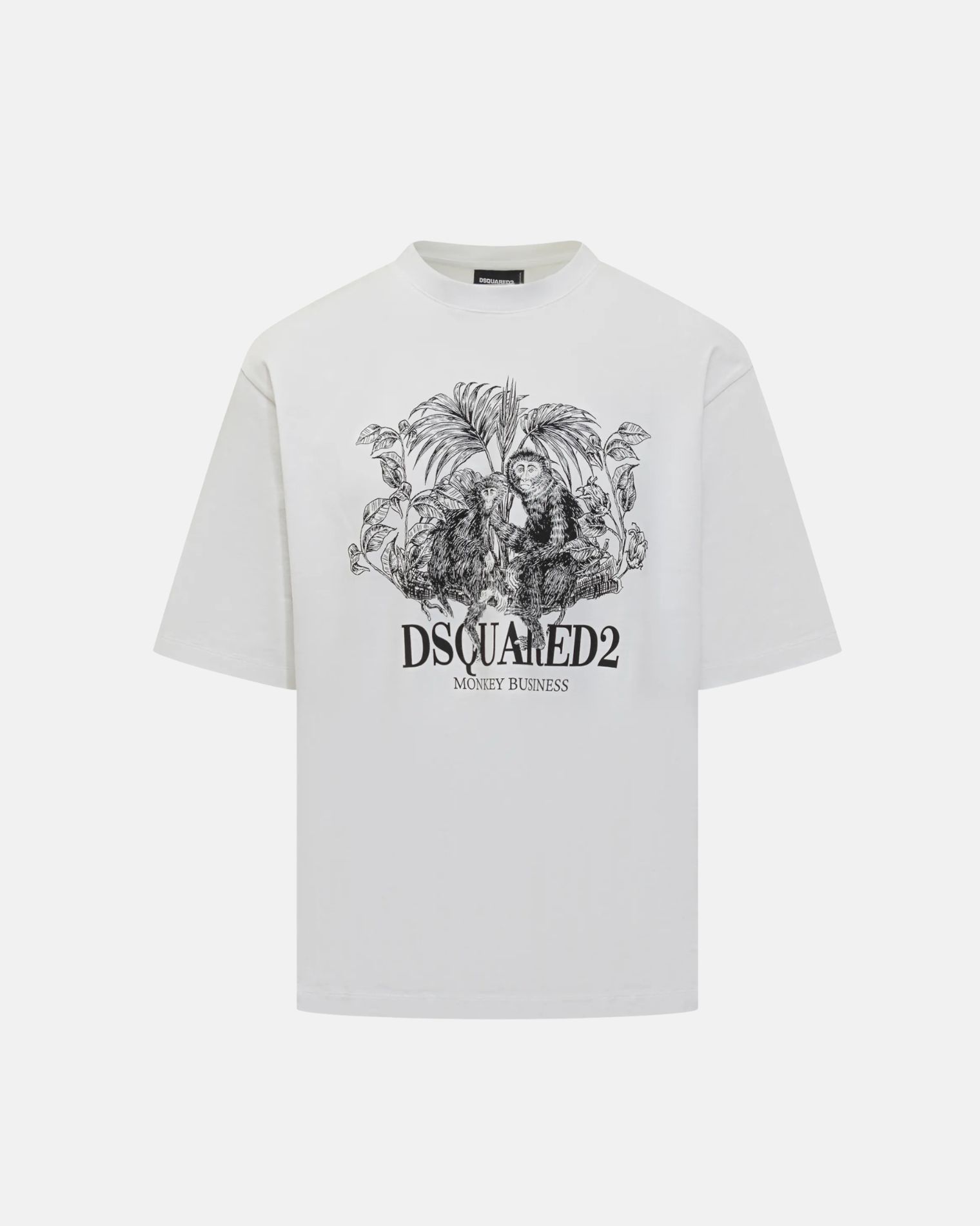 S74GD1545D20106  CAMISETA LOOSE SELVA MONO  BLANCO