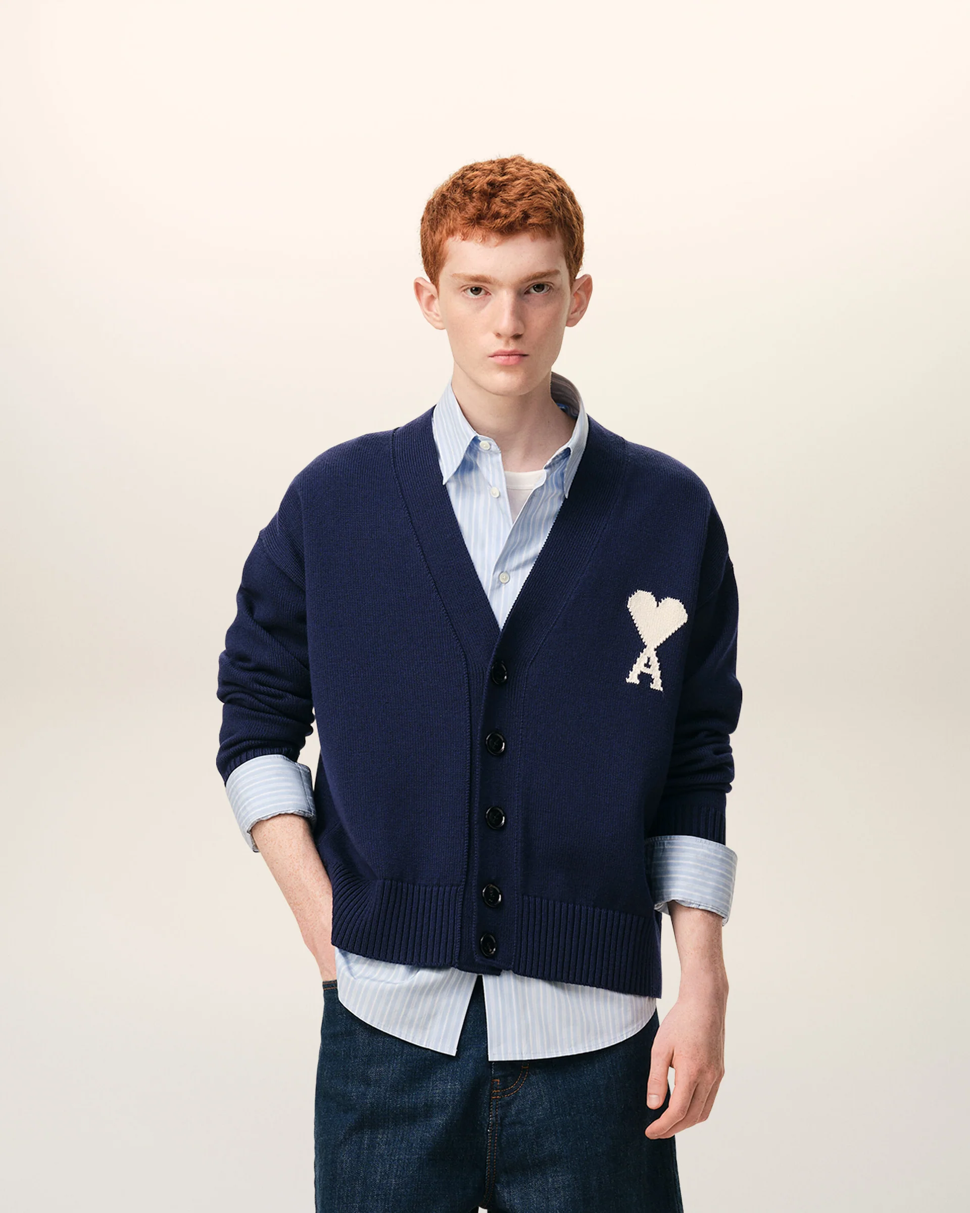 UKC380KN0156 CARDIGAN ALGODÓN DE COEUR  Marino
