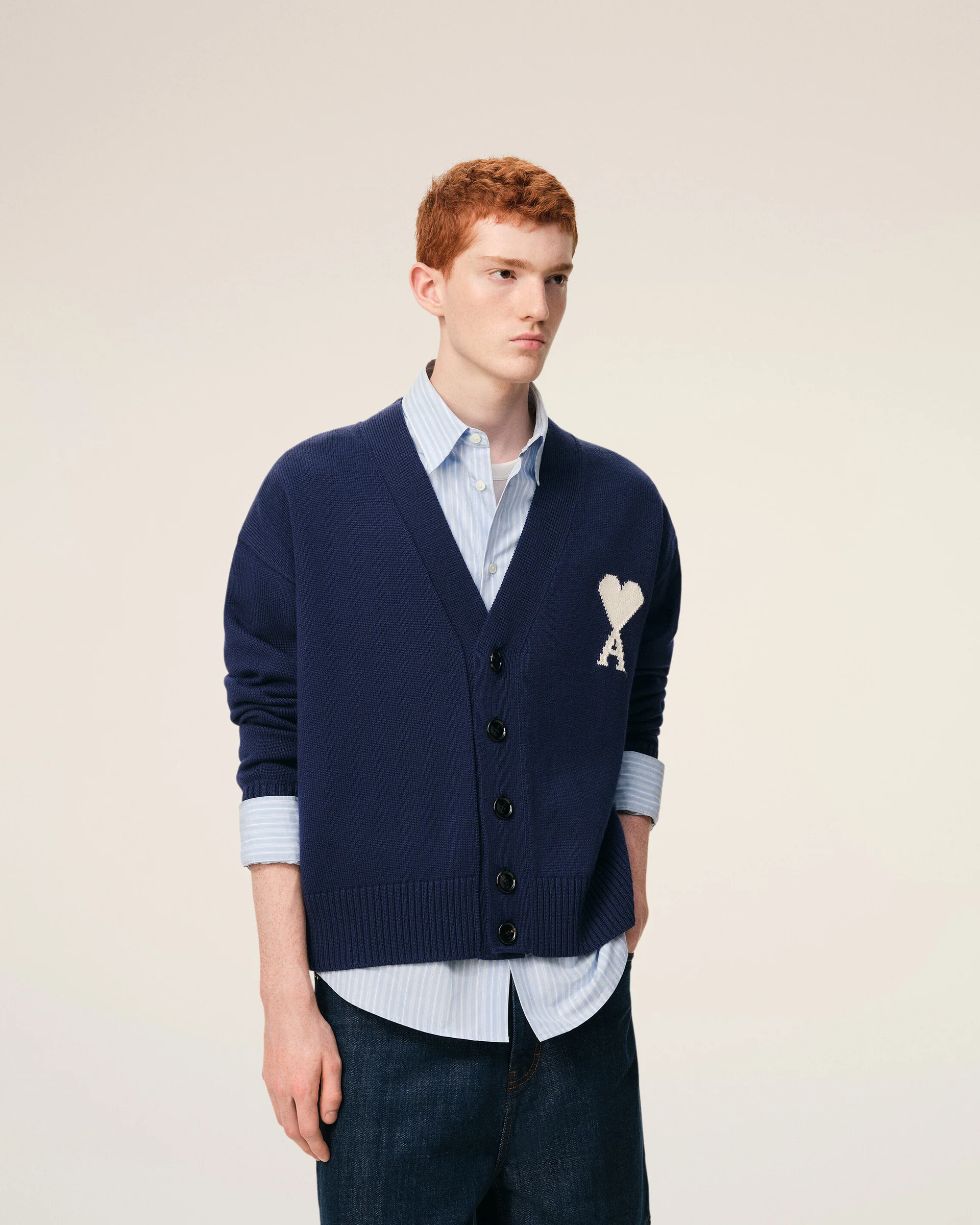 UKC380KN0156 CARDIGAN ALGODÓN DE COEUR  Marino
