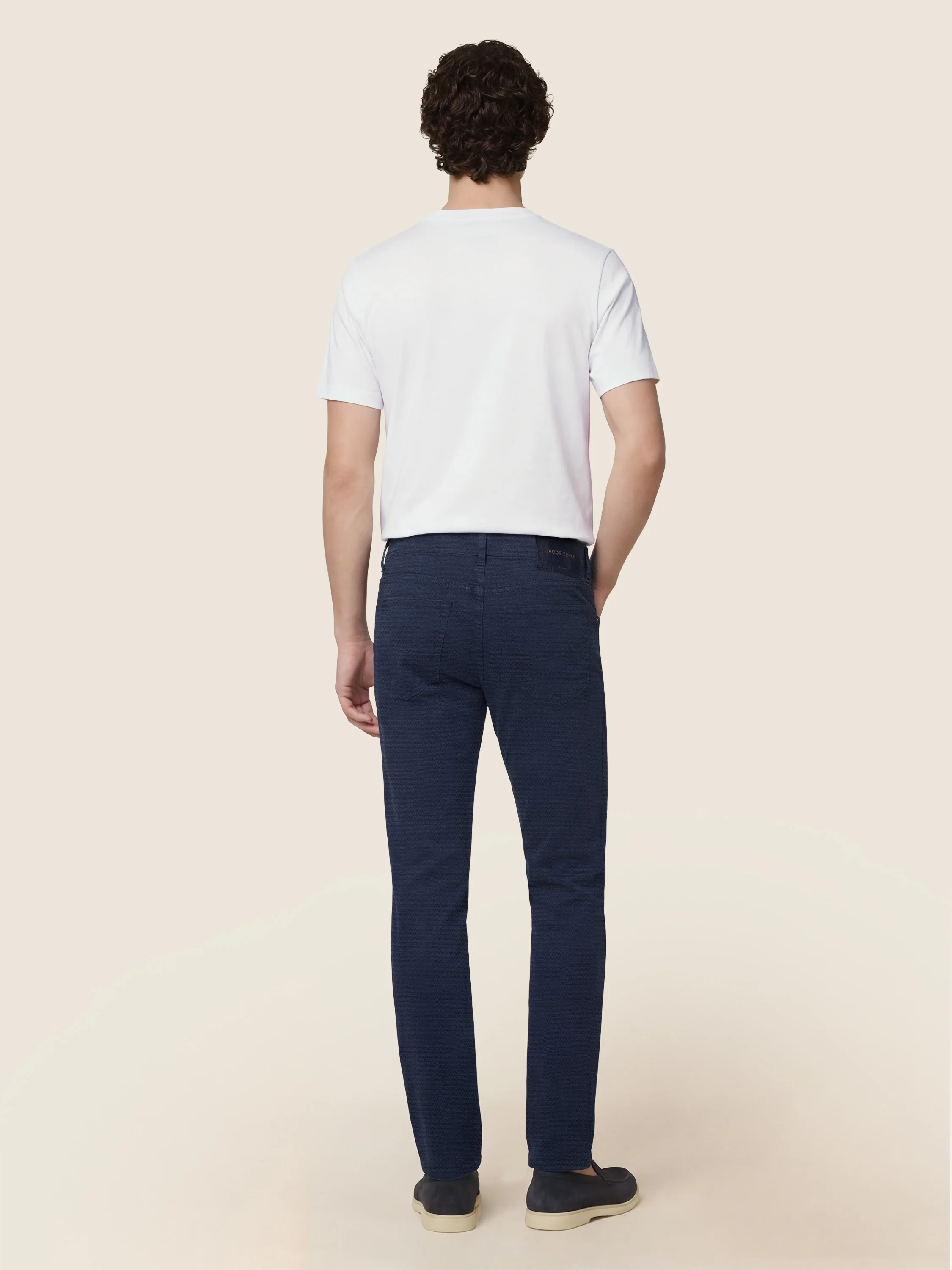 JUM_QE004054S3756TR PANTALON 5 BOLSILLOS GABARDINA  SZM MARINO