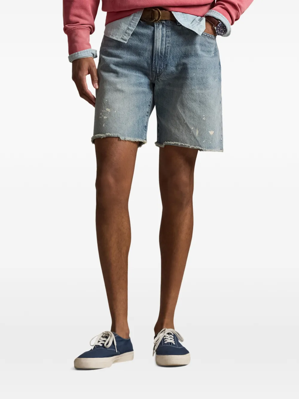 710P08162001 SHORT JEANS STRAIGHT  