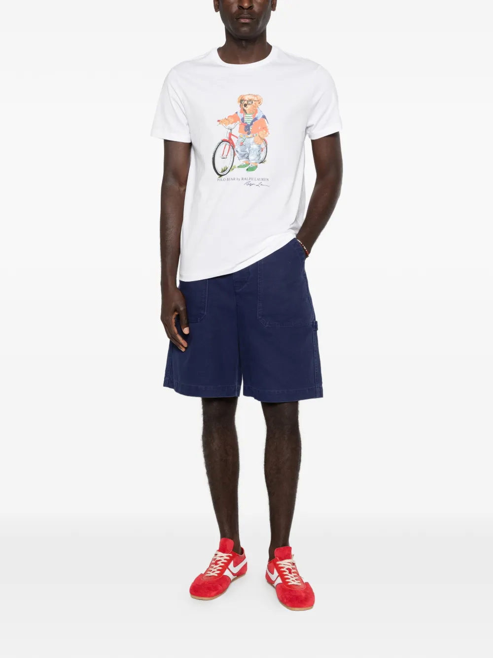 710B16612002 CAMISETA BLANCA OSITO