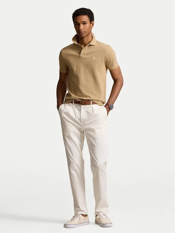 710534735379 POLO PIQUÉ SLIM FIT CAMEL