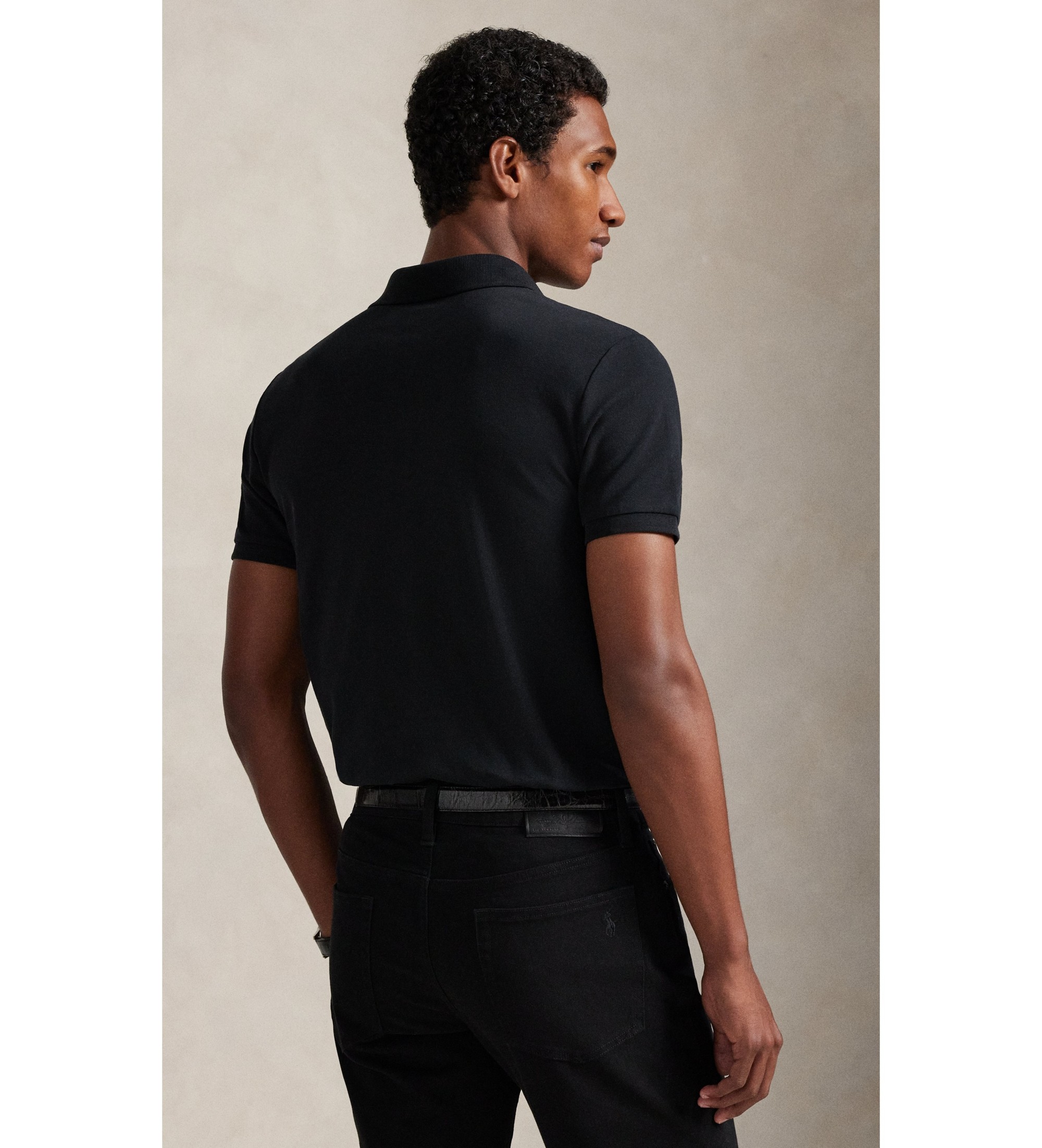 710941439040 POLO PIQUÉ SLIM FIT NEGRO