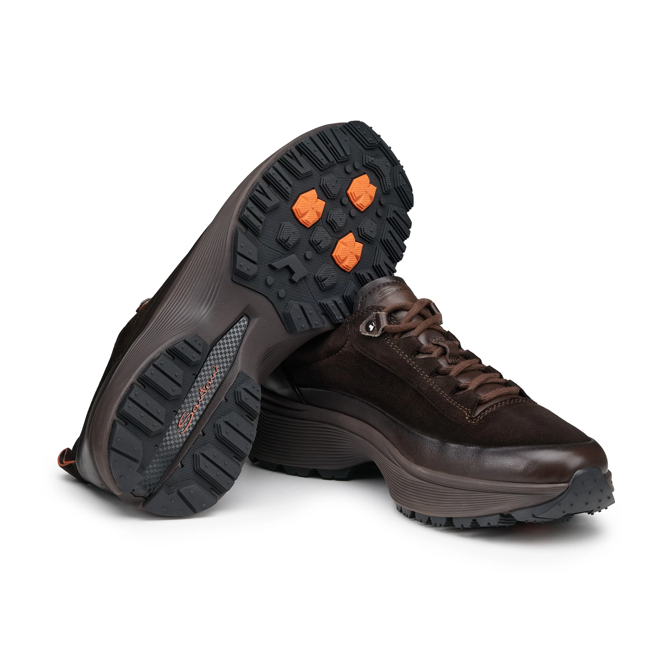 MBBU22256SNEKUBTT60 EASYBC-MTN-D-UBTT60 SNEAKER,LOW-TOP SANTONI FW26 - BROWN