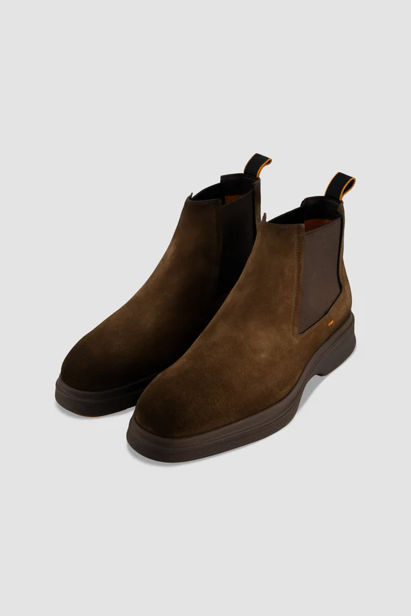MGEF19169FONXVORS50 EASYN-BOOT-D-VORS50 CHELSEA BOOT SANTONI FW26 - DARK BROWN