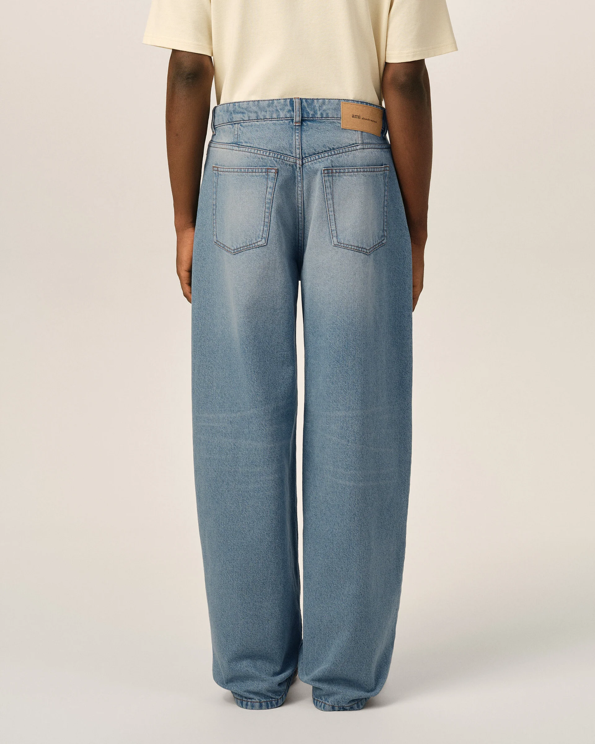 HTR919.DE0046 BAGGY FIT JEANS AMI PARIS FW26 - BLEU USED